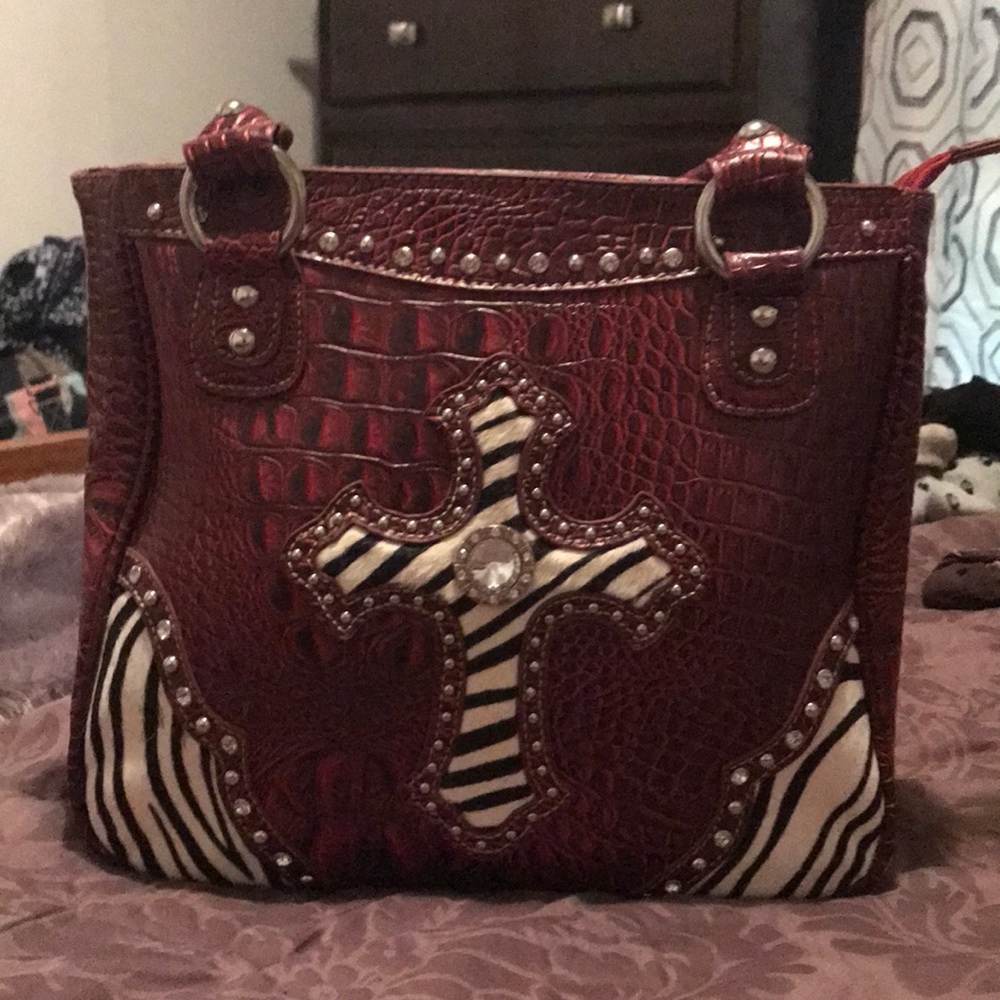 Western shoulder bag purse
